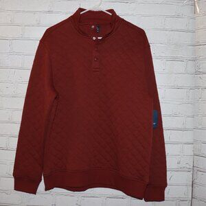 🧡 George Quilted Pullover · Men’s Medium · NWT